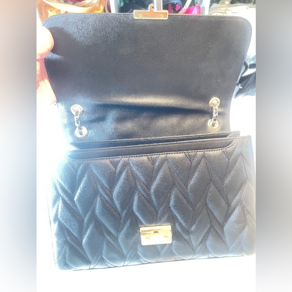 NINA RICCI QUILTED 2way BAG EUC - Picture 8 of 12